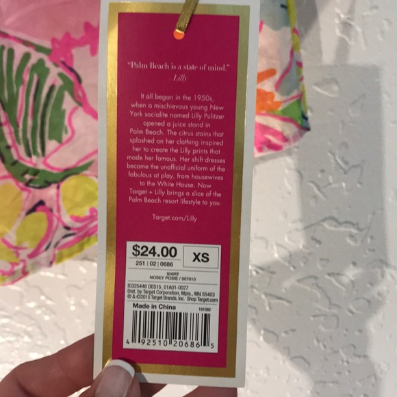 COPY - Nosey posie long sleeve button up Lilly for target - Picture 4 of 5